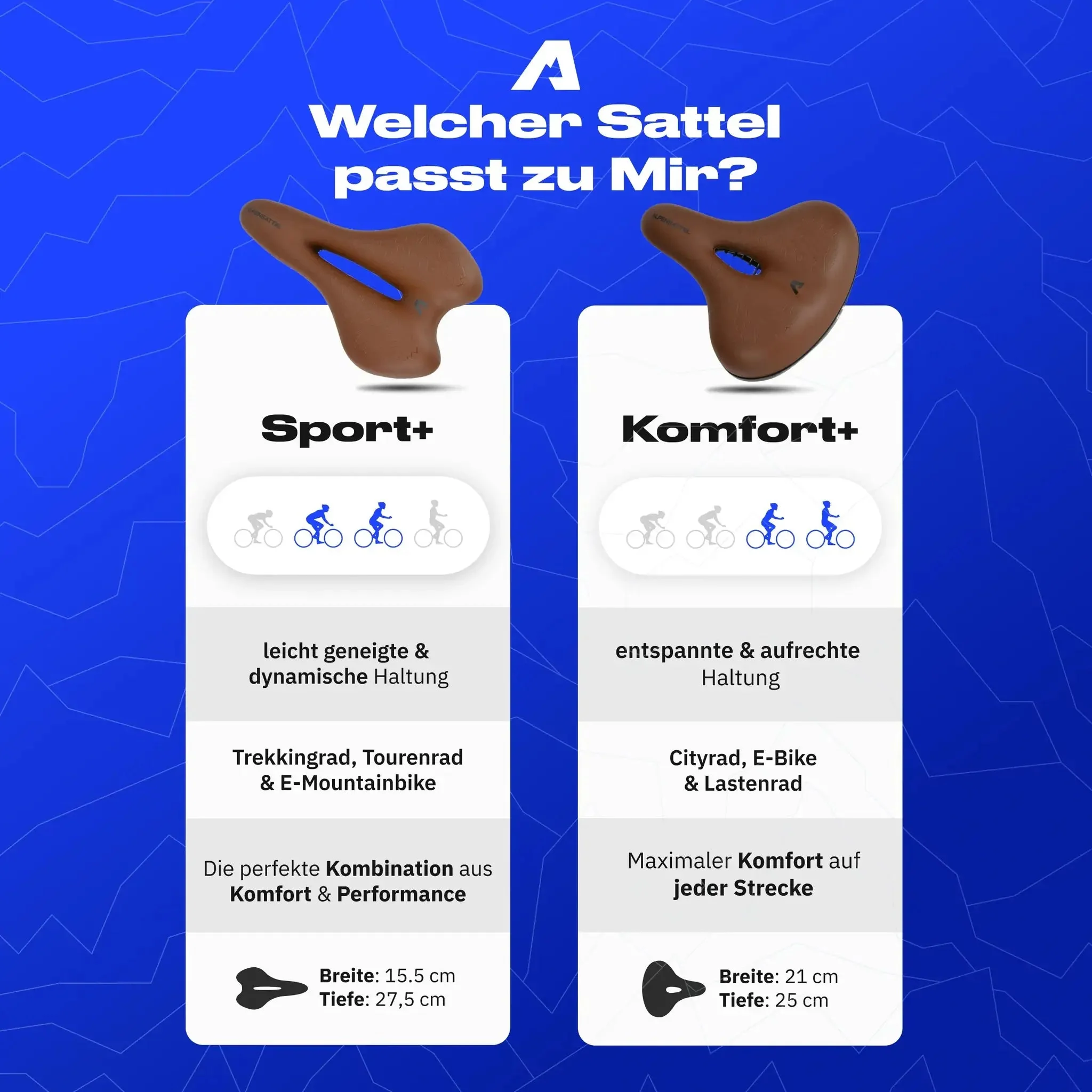 Alpensattel 3.0 Komfort+ Braun - Image 8