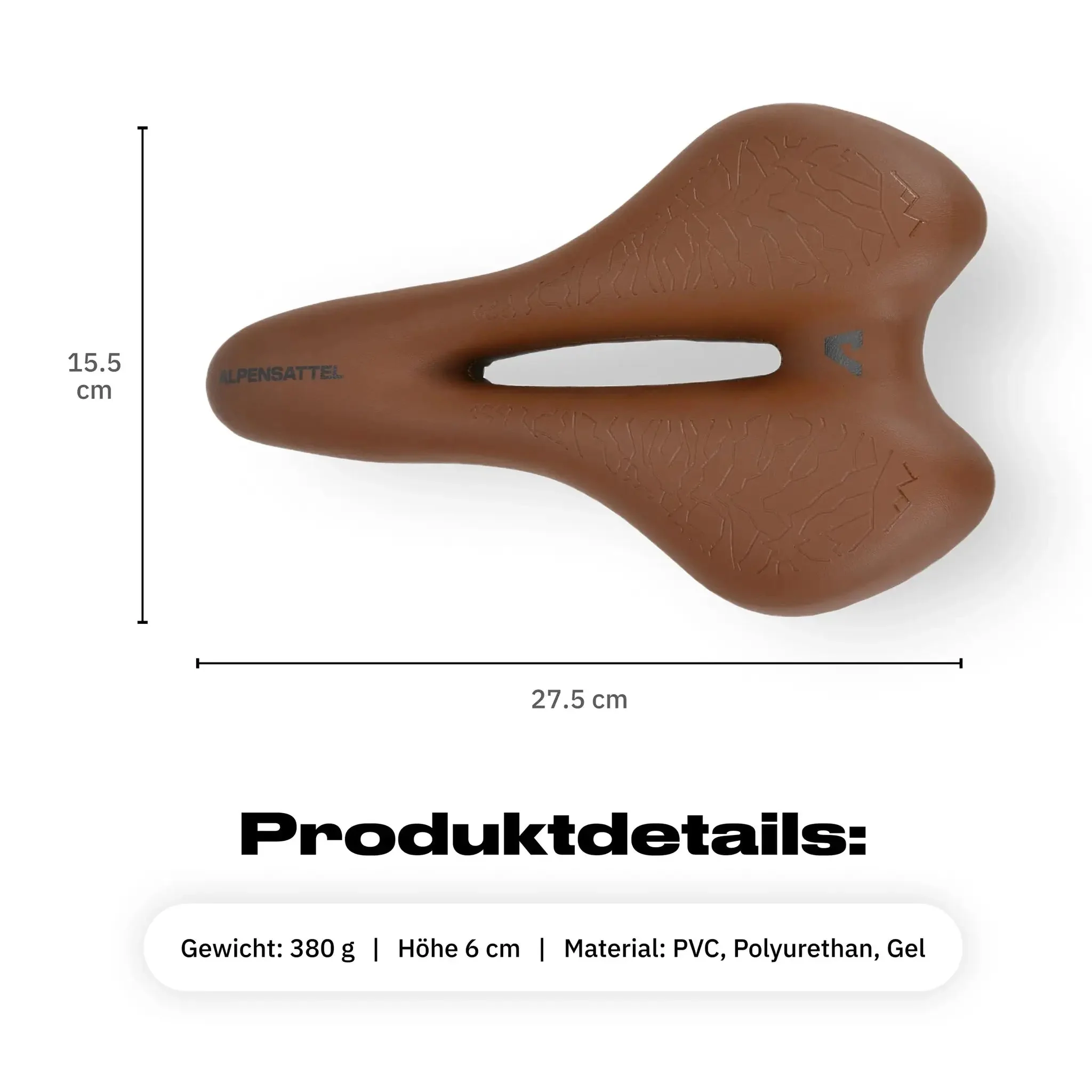 Alpensattel 3.0 Sport+ Braun - Image 7