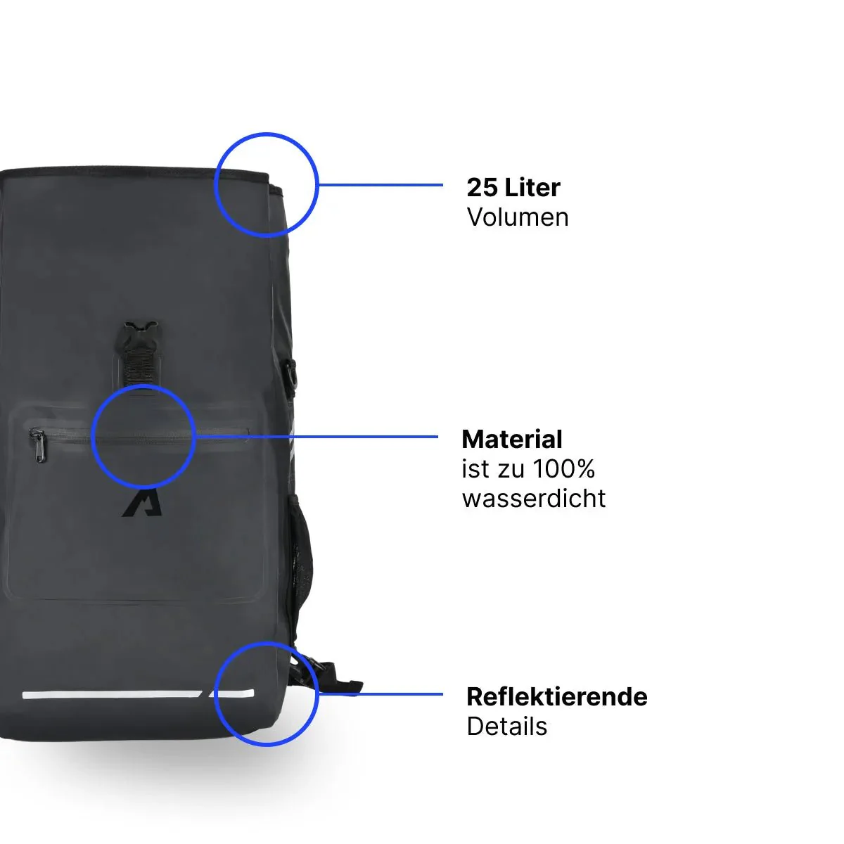 Alpensattel 3 in 1 Fahrradtasche - Image 3