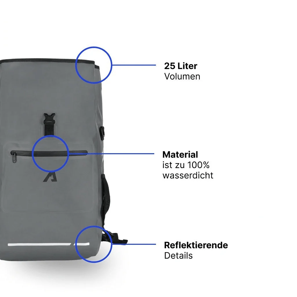 Alpensattel 3 in 1 Fahrradtasche - Image 36
