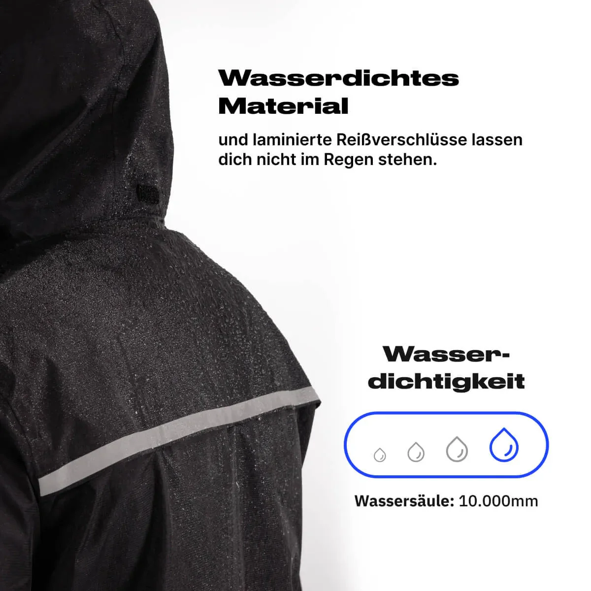 Alpensattel Rainshield - Wasserdichte Regenjacke - Image 3