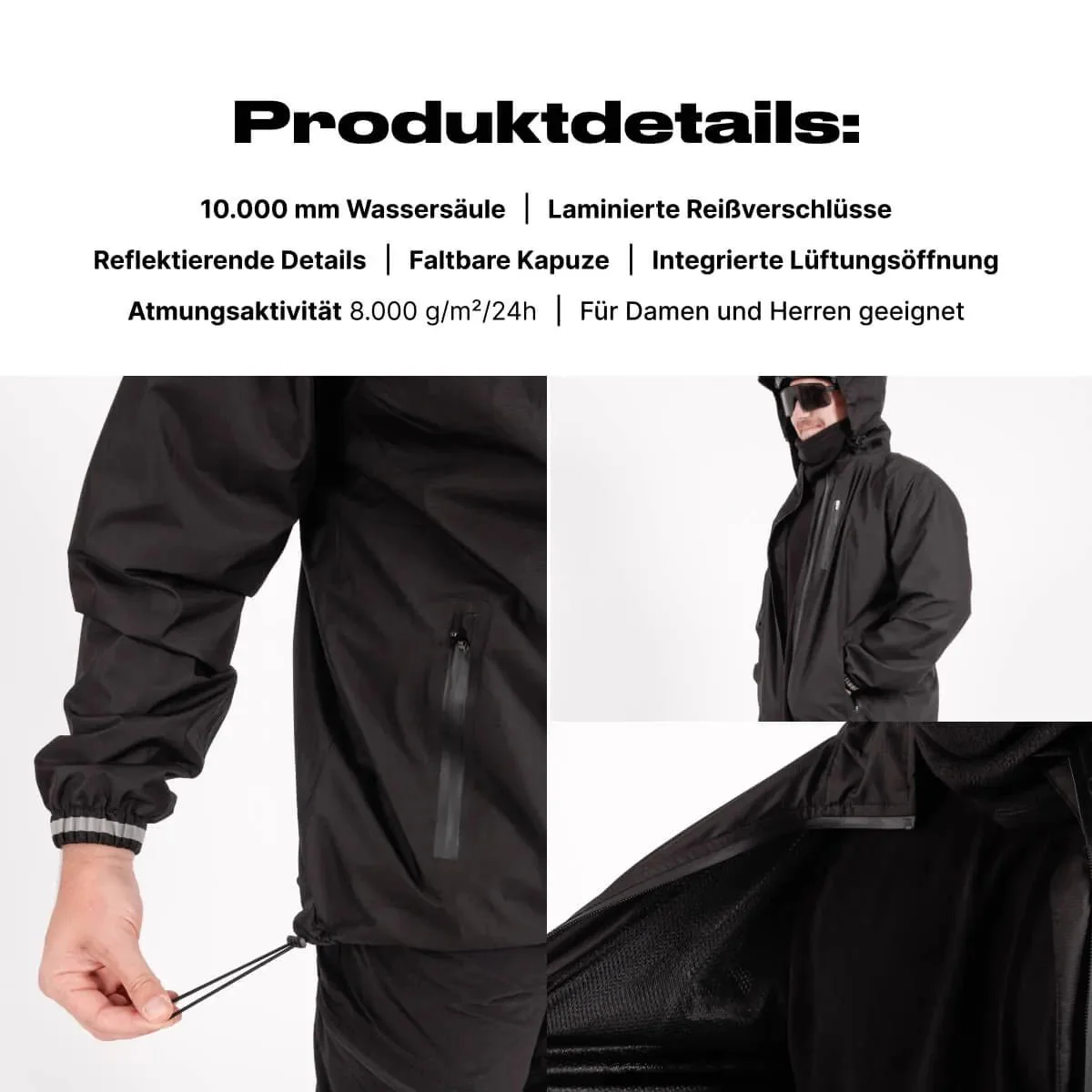 Rainshield - Regenjacke | + Gratis Thermo Handschuhe - Image 2