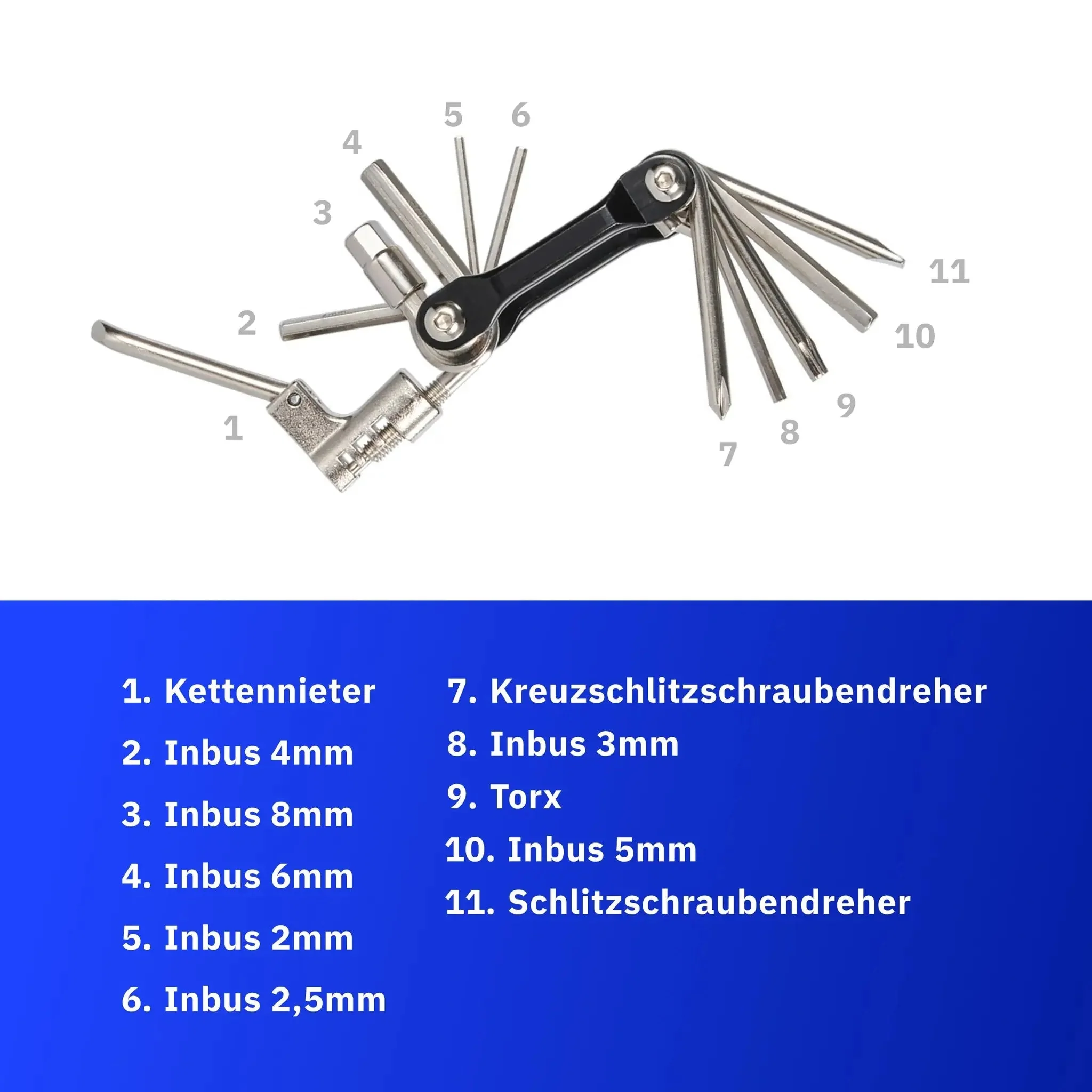 11-in-1  Multifunktionswerkzeug - Image 5